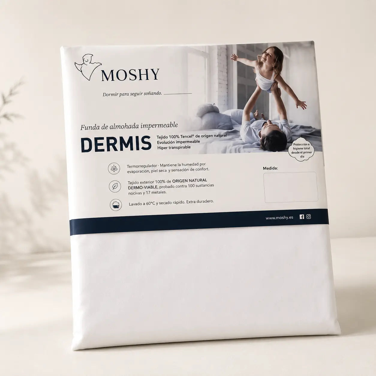 Funda de Almohada Dermis® | Transpirable e Impermeable